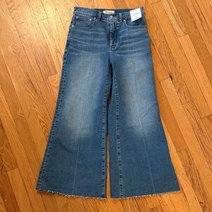 Madewell Blue Flare & Wide Leg Jeans